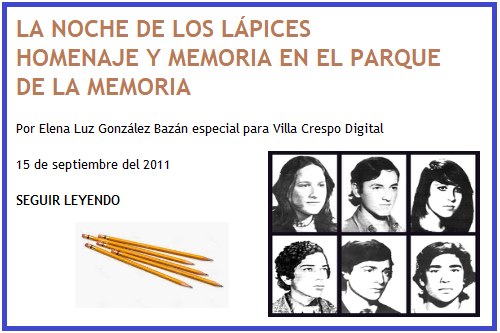 LA NOCHE DE LOS LAPICES PARQUE